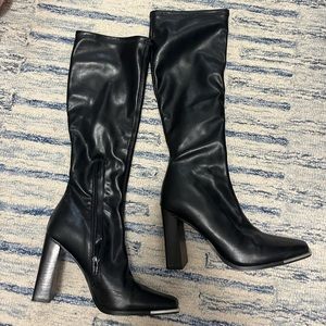Tall Steve Madden Black Boots